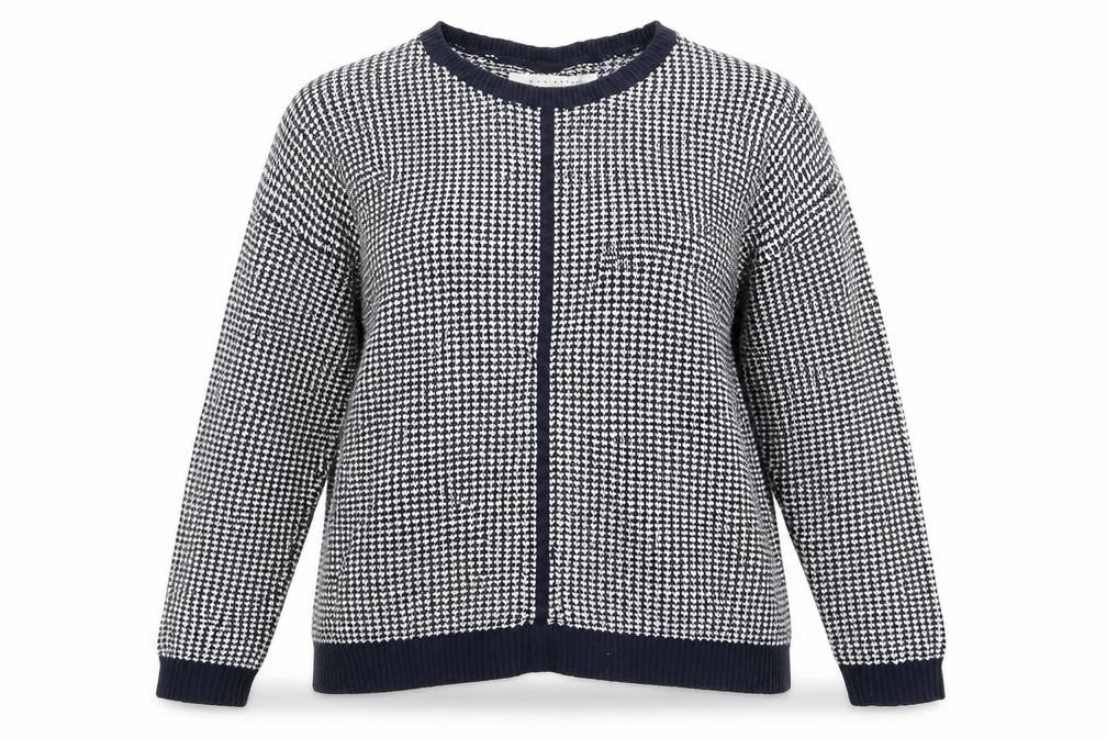 Max Studio Womens White  Knit Pullover Jumper Size L