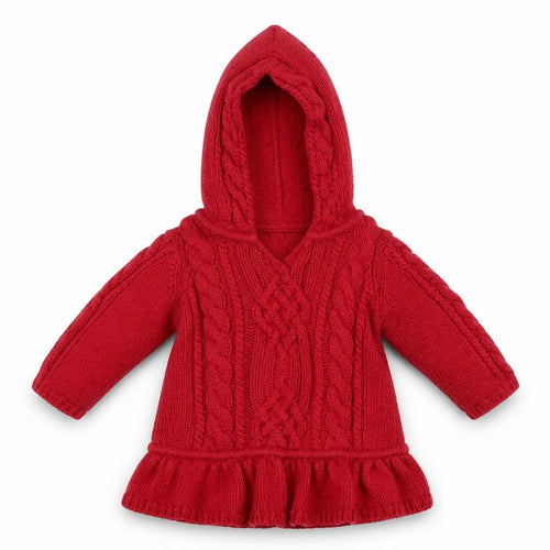 Baby Gap Girls Red  Knit Pullover Jumper Size 6-9 Months