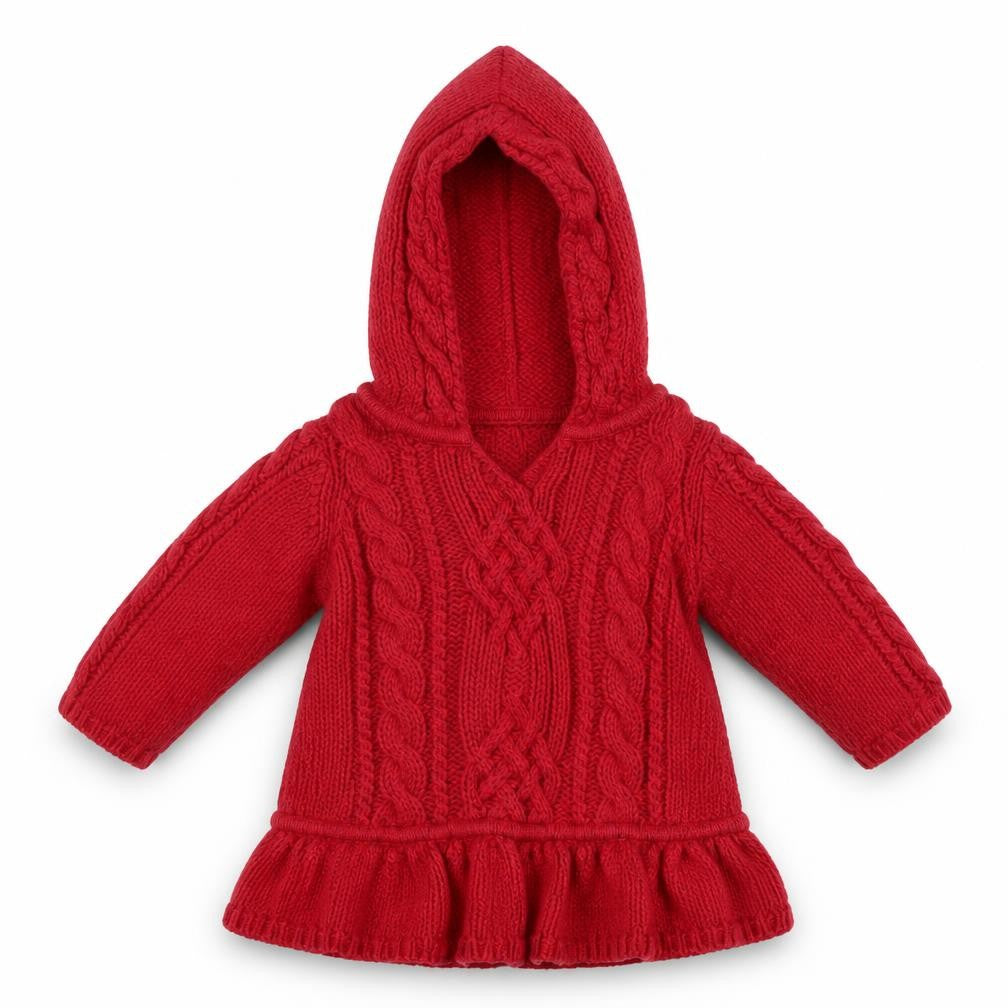 Baby Gap Girls Red  Knit Pullover Jumper Size 6-9 Months