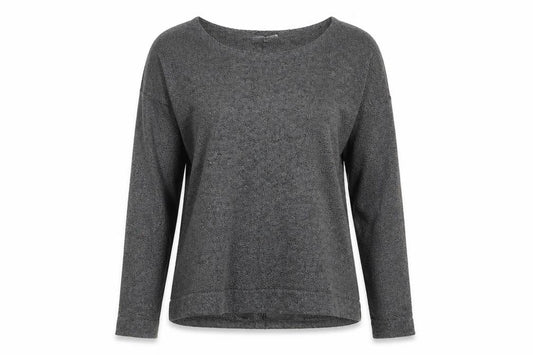Front view of Atmosphere women’s brown pullover sweatshirt, size UK 10