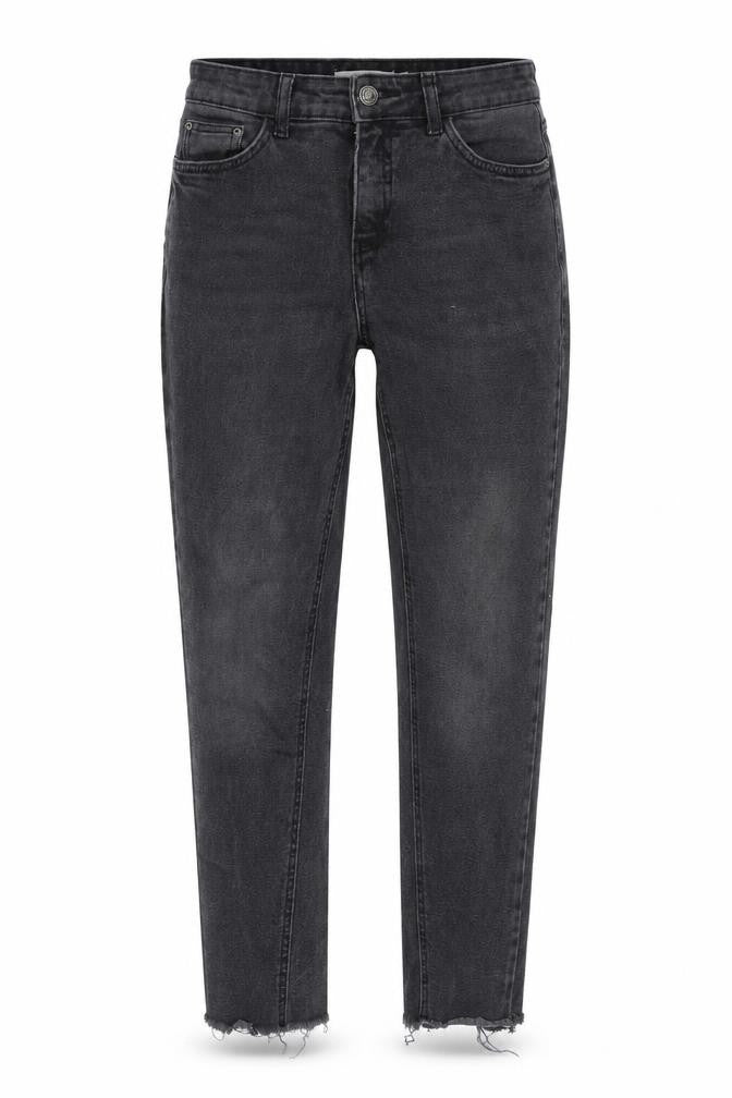 b.young Womens Grey  Denim Straight Jeans Size 26 in L26 in