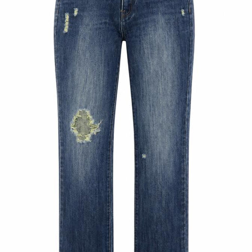 house of denim  Womens Blue  Denim Straight Jeans Size 10 L29 in