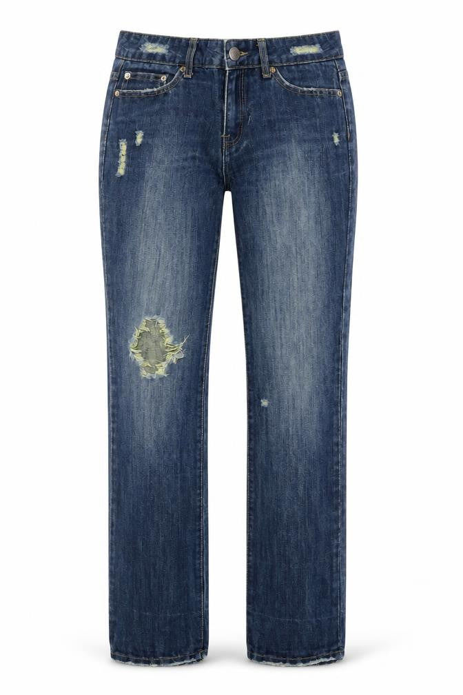 house of denim  Womens Blue  Denim Straight Jeans Size 10 L29 in