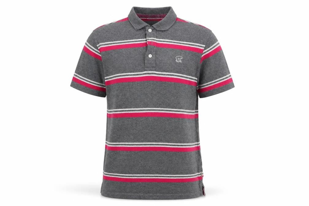 als Mens Multicoloured Striped   Polo Size M