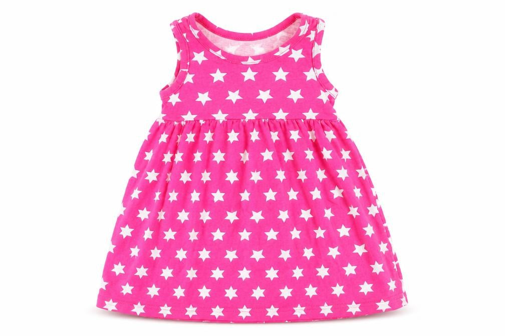 Young Dimension Girls Pink Geometric  Fit & Flare  Size 18-24 Months