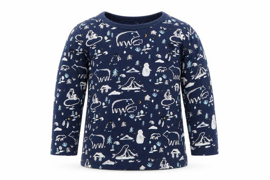 Front view of George girls’ blue cami pyjama top, size 9-12, months