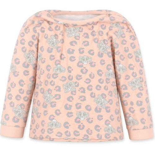 George Girls Pink Animal Print  Cami Pyjama Top Size 18-24 Months  - Lion king