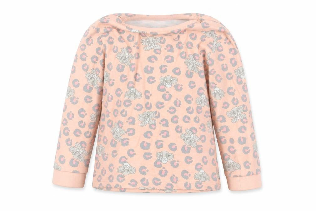 George Girls Pink Animal Print  Cami Pyjama Top Size 18-24 Months  - Lion king