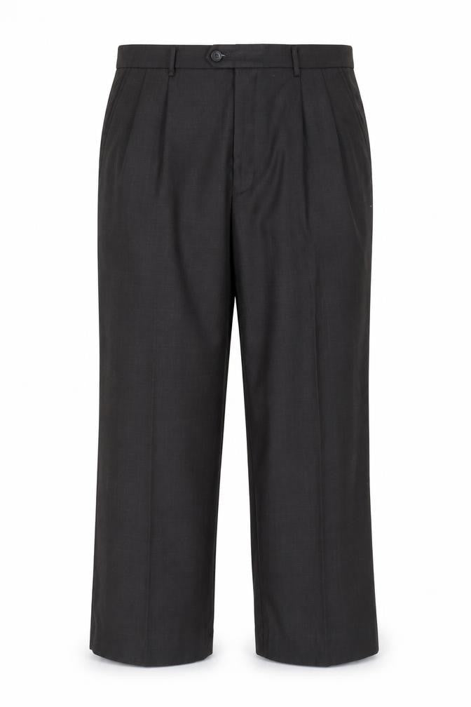 Front view of Tree spirit men’s grey trousers, size 33, in, 26-inch leg