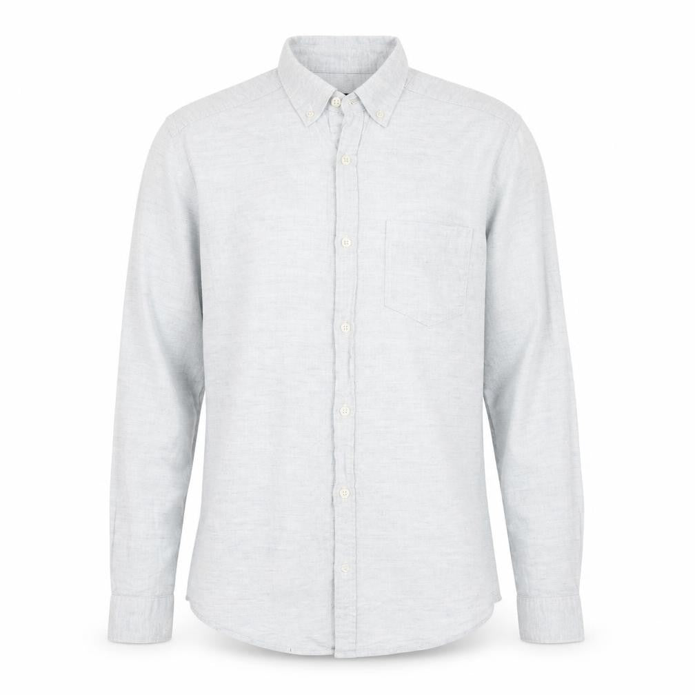 New Look Mens Grey    Button-Up Size S