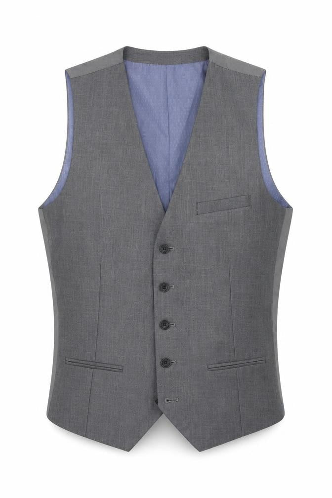 Cedar Wood State Mens Grey   Jacket Suit Waistcoat Size M