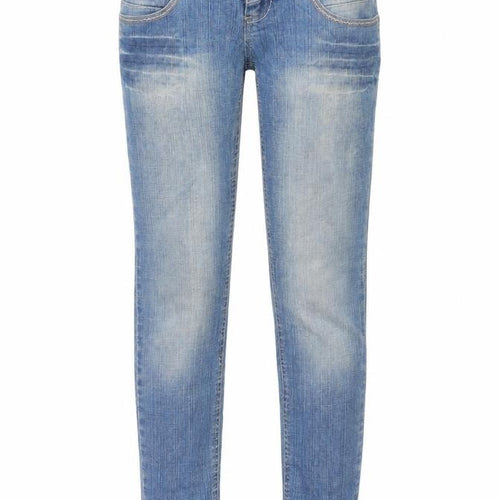 Denim & Co. Womens Blue   Straight Jeans Size 8 L31 in