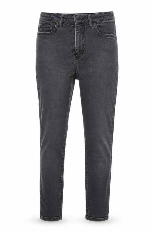 Front view of New Look women’s black skinny jeans, size UK 10, 24-inch leg