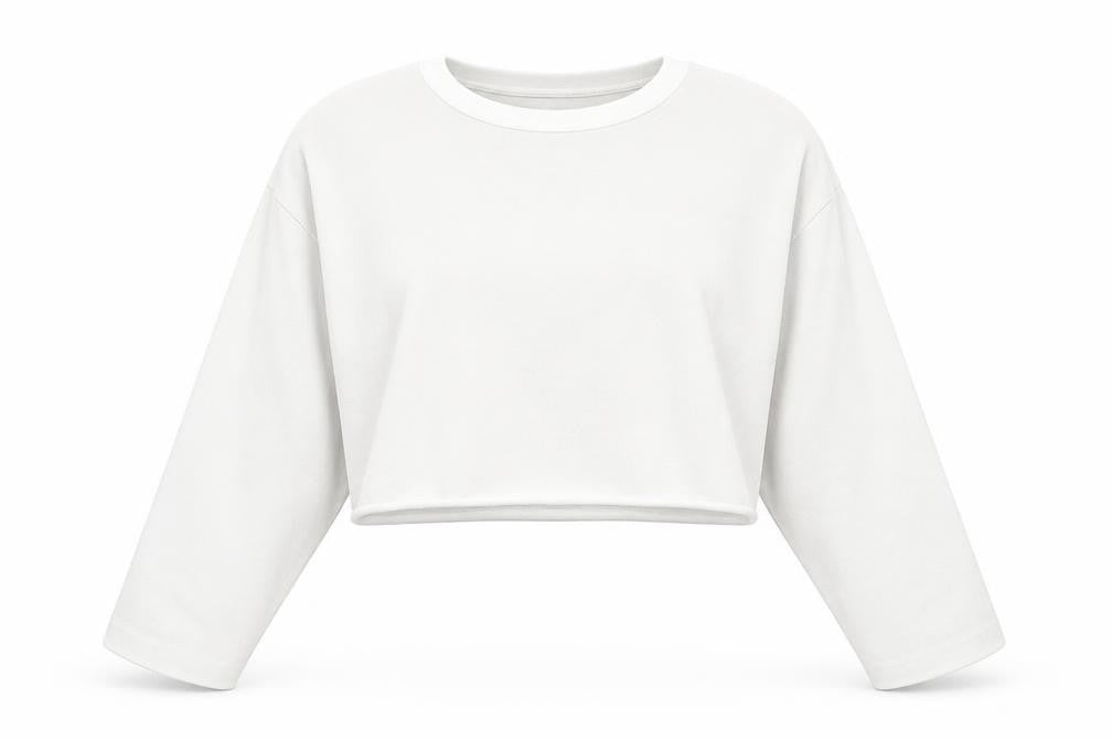 Front view of I SAW IT FIRST women’s white jumper, size UK 8