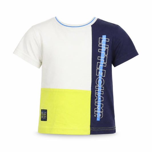 Front view of George Baby Multicoloured Basic T-Shirt, size 18-24, Months - Little Champ