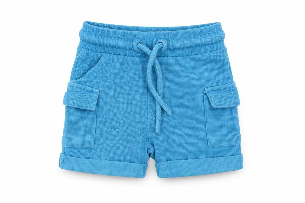 George Baby Blue   Cargo Trousers Size 12-18 Months  - Shorts