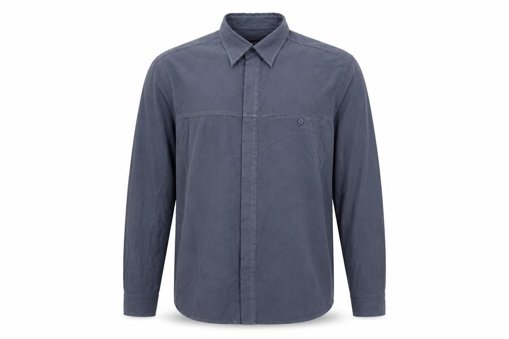 Next Mens Grey    Button-Up Size L