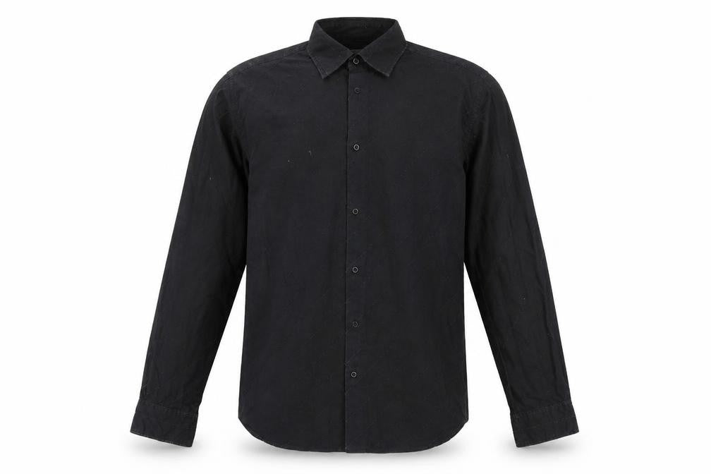 Woolworths Mens Black    Button-Up Size L