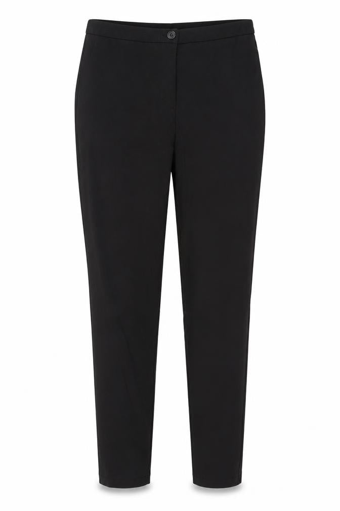 Front view of Select women’s black trousers, size UK 12, 26.5-inch leg