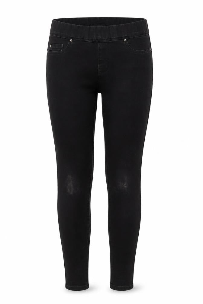 Denim & Co. Womens Black   Jegging Jeans Size 10 L27 in