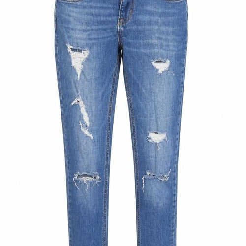 Denim & Co. Womens Blue   Straight Jeans Size 8 L27 in