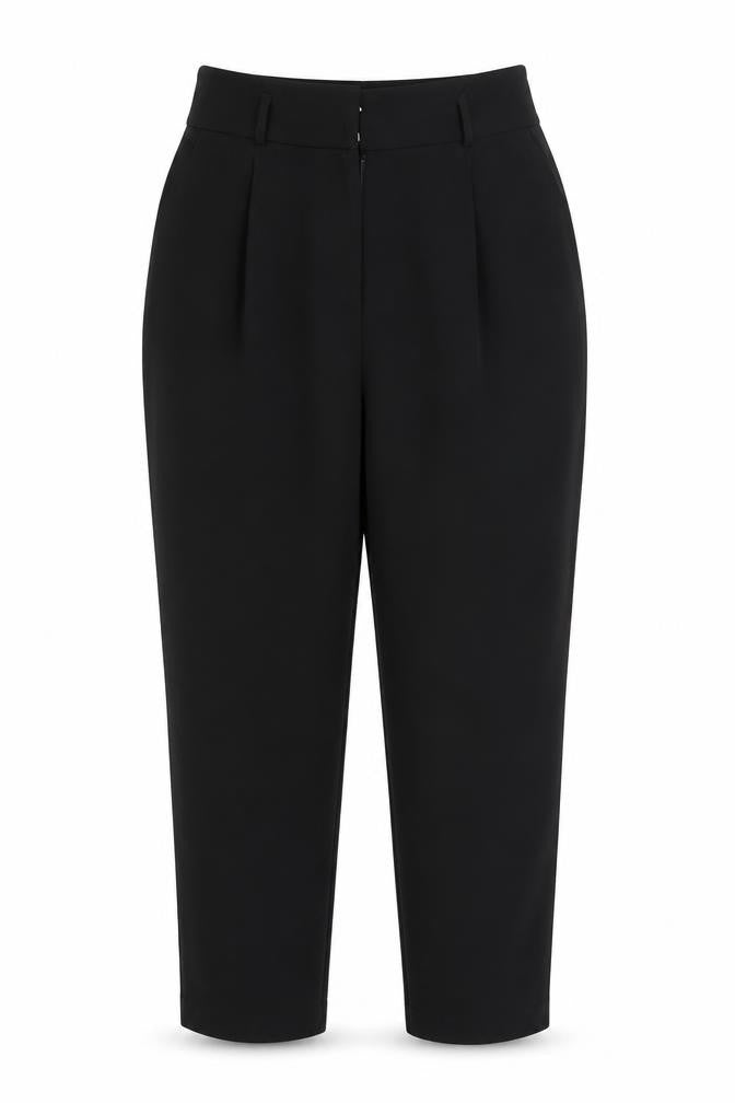Preworn Womens Black   Trousers  Size 12 L25 in