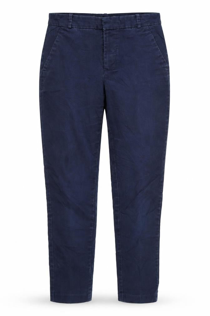 Mango Womens Blue Trousers Size 6 L25 in