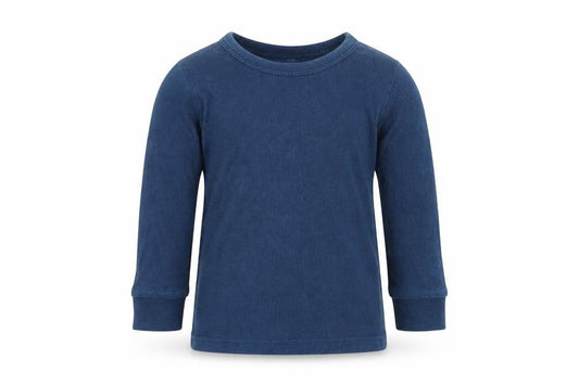 Front view of George girls’ blue basic t-shirt, size 2-3, years