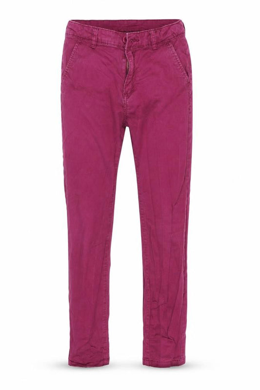 Front view of Marks & Spencer men’s purple skinny jeans, size 26, in, 26-inch leg