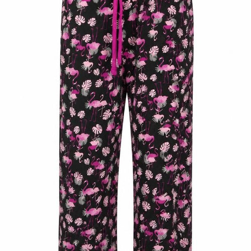 George Girls Pink Animal Print   Pyjama Pants Size 4-5 Years  - Flamingo Graphic