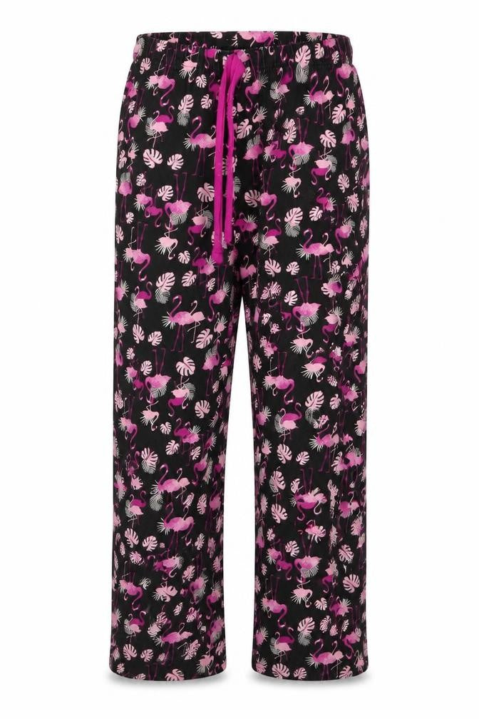 George Girls Pink Animal Print   Pyjama Pants Size 4-5 Years  - Flamingo Graphic