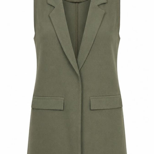 Candy Crush Womens Green   Gilet Waistcoat Size 8  - Longline Waistcoat Style