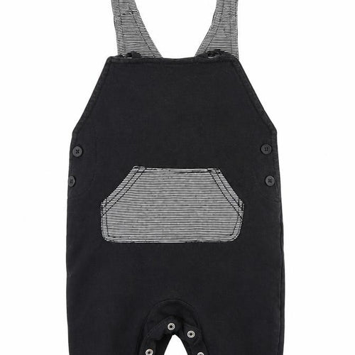 George Boys Black   Dungaree One-Piece Size 3-6 Months