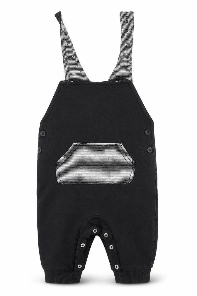 George Boys Black   Dungaree One-Piece Size 3-6 Months