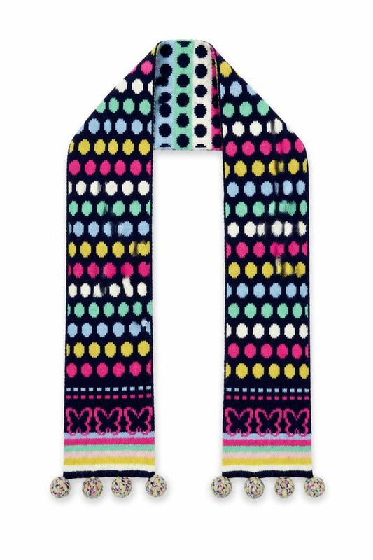 Monsoon Girls Multicoloured Spotted  Scarf Scarves & Wraps One Size