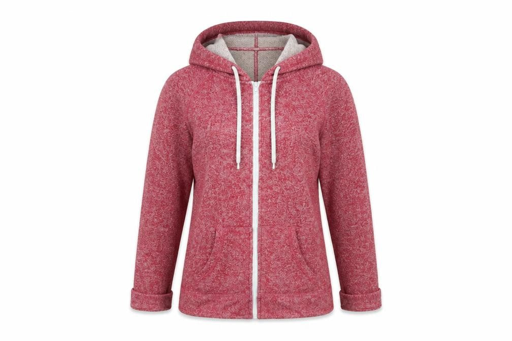 Brave Soul Womens Red   Full Zip Hoodie Size S