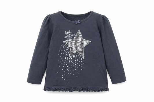 Front view of George Baby Blue Basic T-Shirt, size 12-18, Months