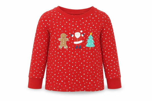 Front view of George Baby Red Basic T-Shirt, size 18-24, Months