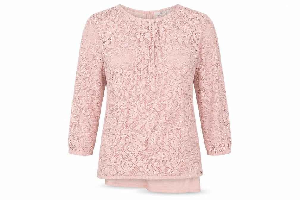 Front view of George women’s pink jumper, size UK 10