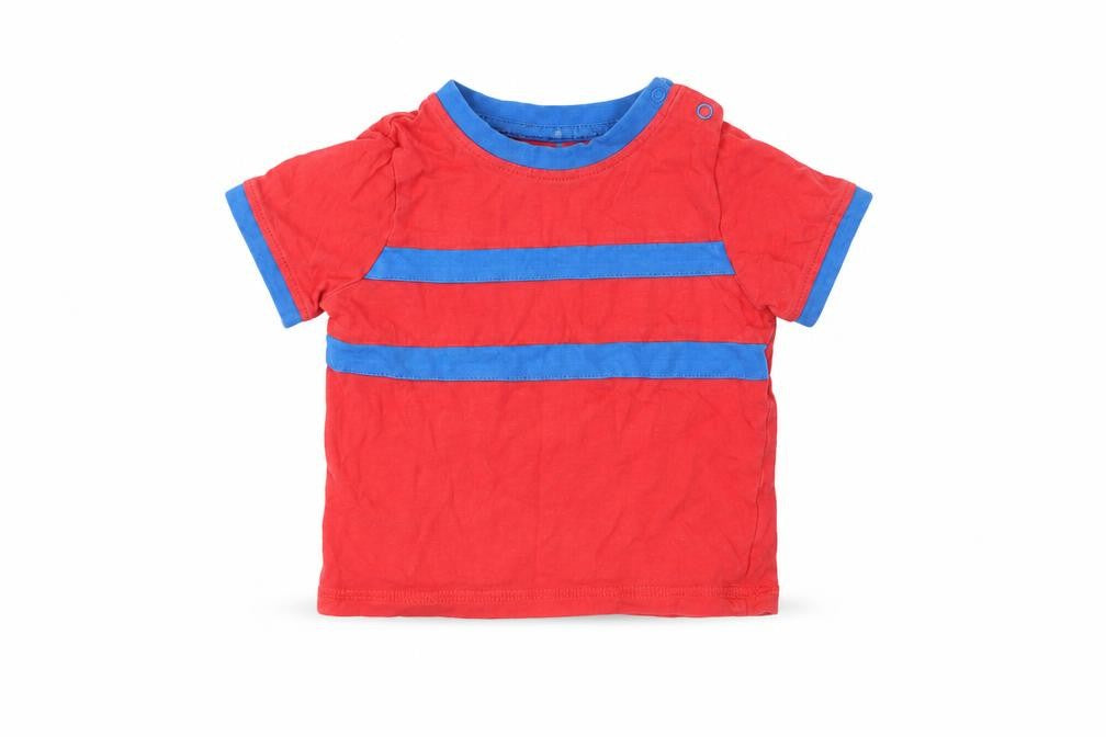 Tu Baby Red   Basic T-Shirt Size 6-9 Months