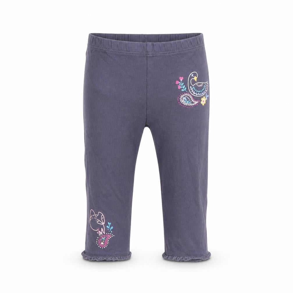 Nutmeg Baby Purple Floral   Leggings Size 9-12 Months