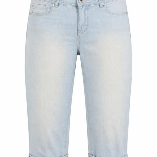 Denim & Co. Womens Blue   Cropped Jeans Size 10
