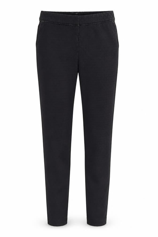Papaya Womens Black Geometric  Trousers  Size 10 L27 in