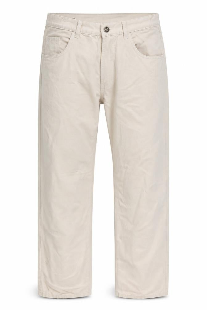 chen Mens Beige   Straight Jeans Size 32 in L31 in