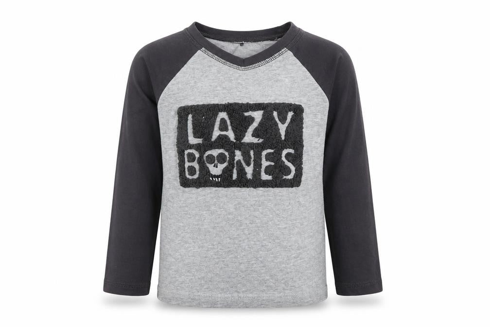 Front view of George boys’ grey basic t-shirt, size 6-7, years