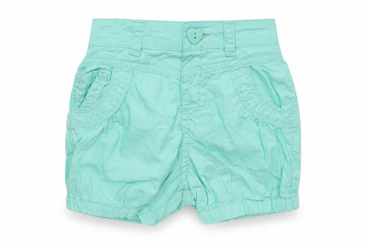 Front view of Merc Baby Green Cropped Trousers, size 3-6, Months
