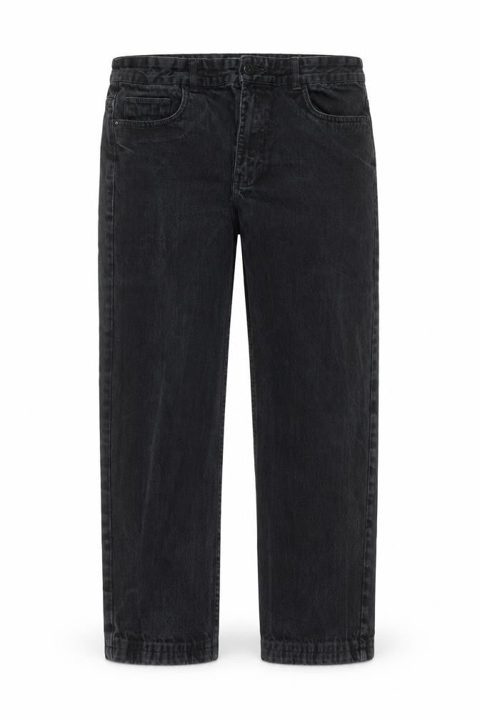 Easy Denim Womens Grey  Denim Straight Jeans Size 34 in L25 in