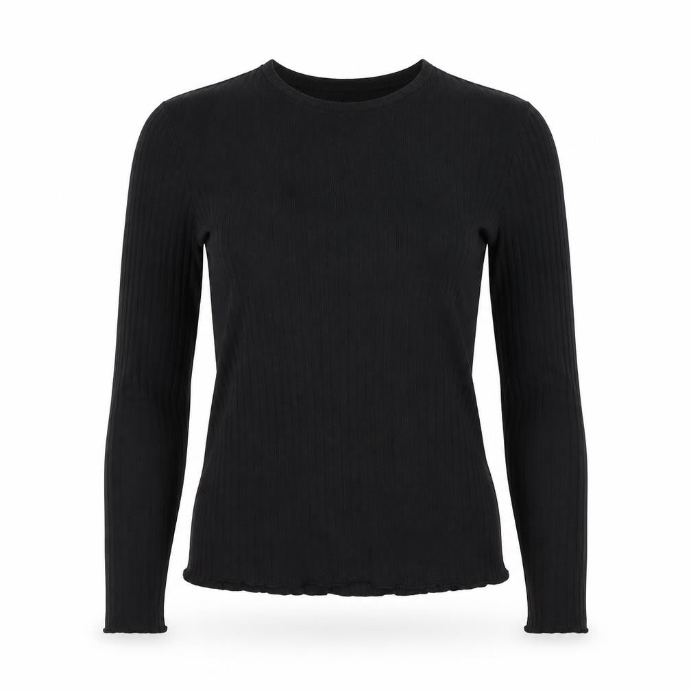 Front view of Primark women’s black jumper, size XS