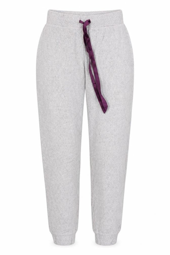 Front view of Reitmans women’s grey sweatpants, size S, 28-inch leg
