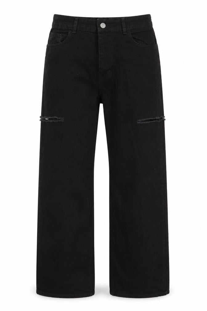Preworn Womens Black   Straight Jeans Size 28 in L31 in